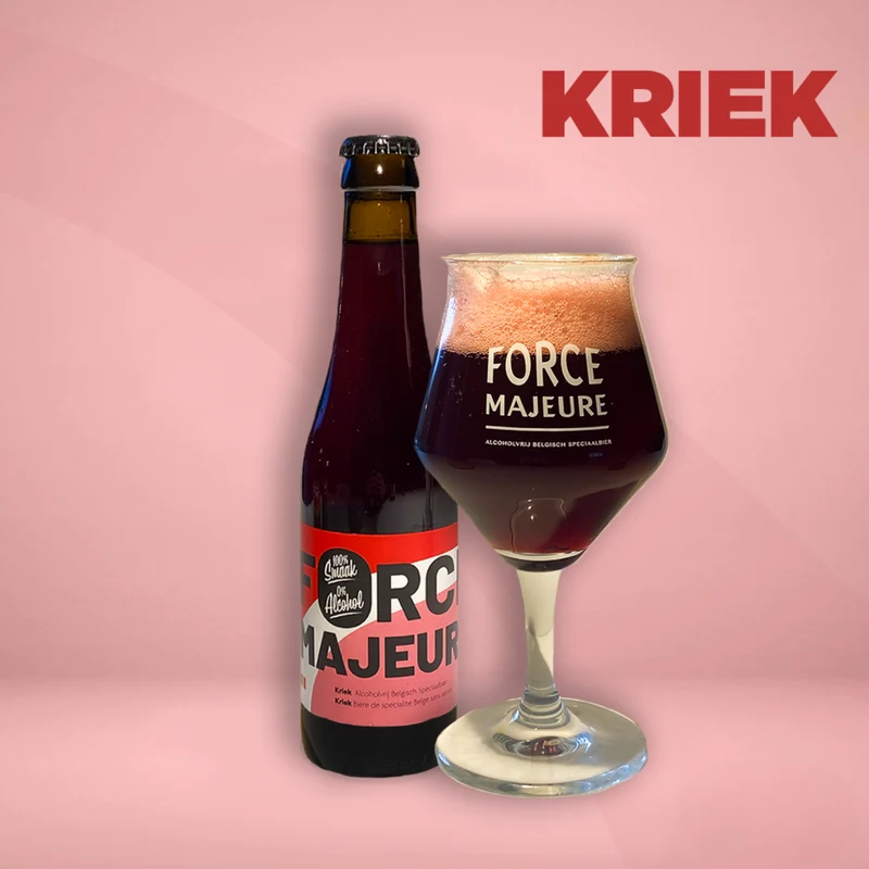 Kriek 0,4% 33 cl - Force Majeure