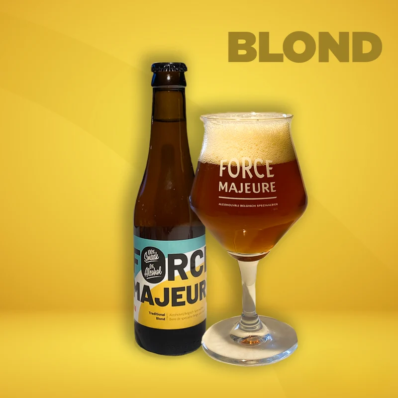 Blonde belge 0,4% 33 cl - Force Majeure