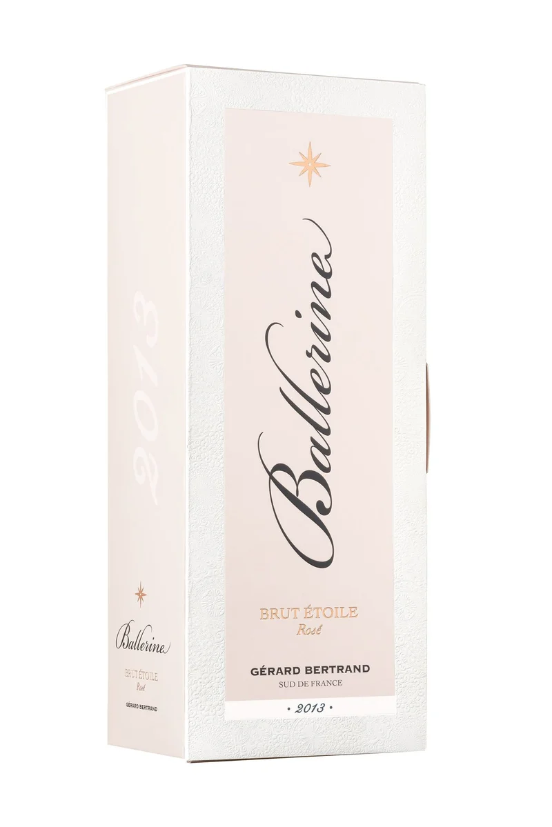 Ballerine Brut Etoilé AOP Crémant de Limoux 2013 – avec son étui vin rosé