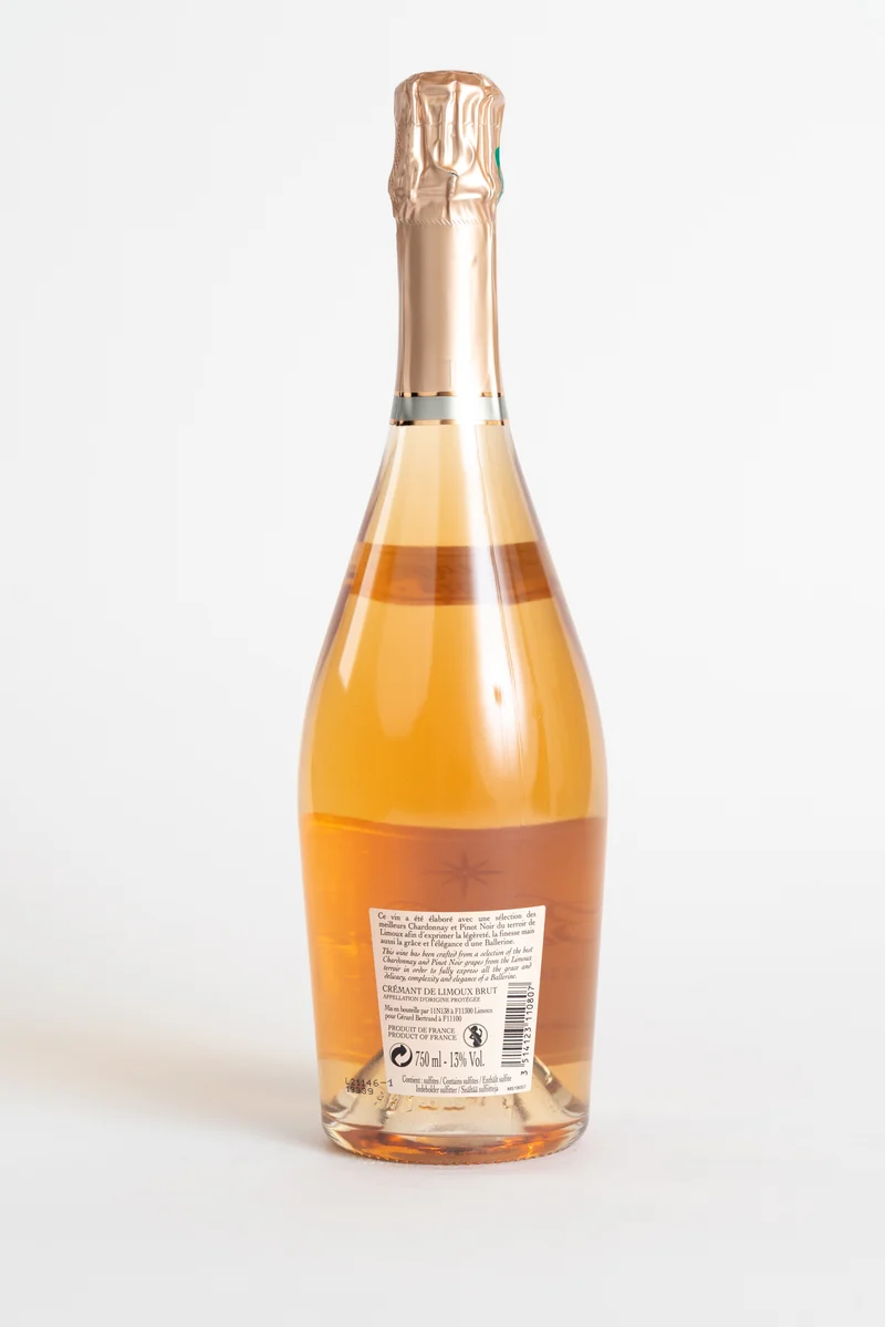Ballerine Brut Etoilé AOP Crémant de Limoux 2013 – avec son étui vin rosé