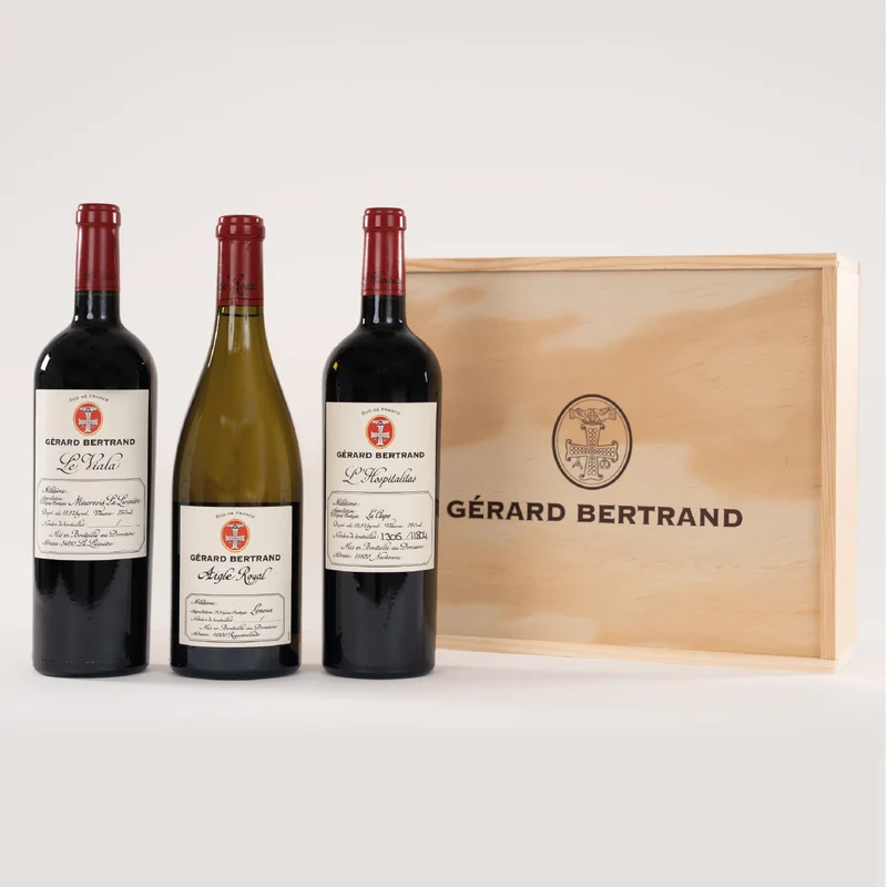 Coffret trois Parcelles - Aigle Royal Chardonnay, Le Viala et L'Hospitalitas
