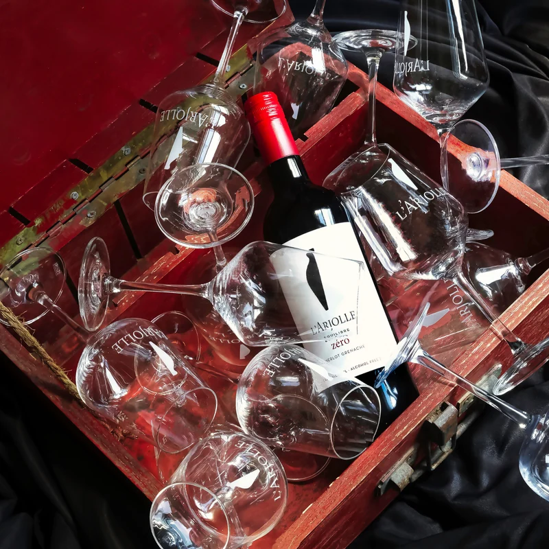 Merlot Grenache - Rouge sans alcool 0% - Domaine de l'Arjolle