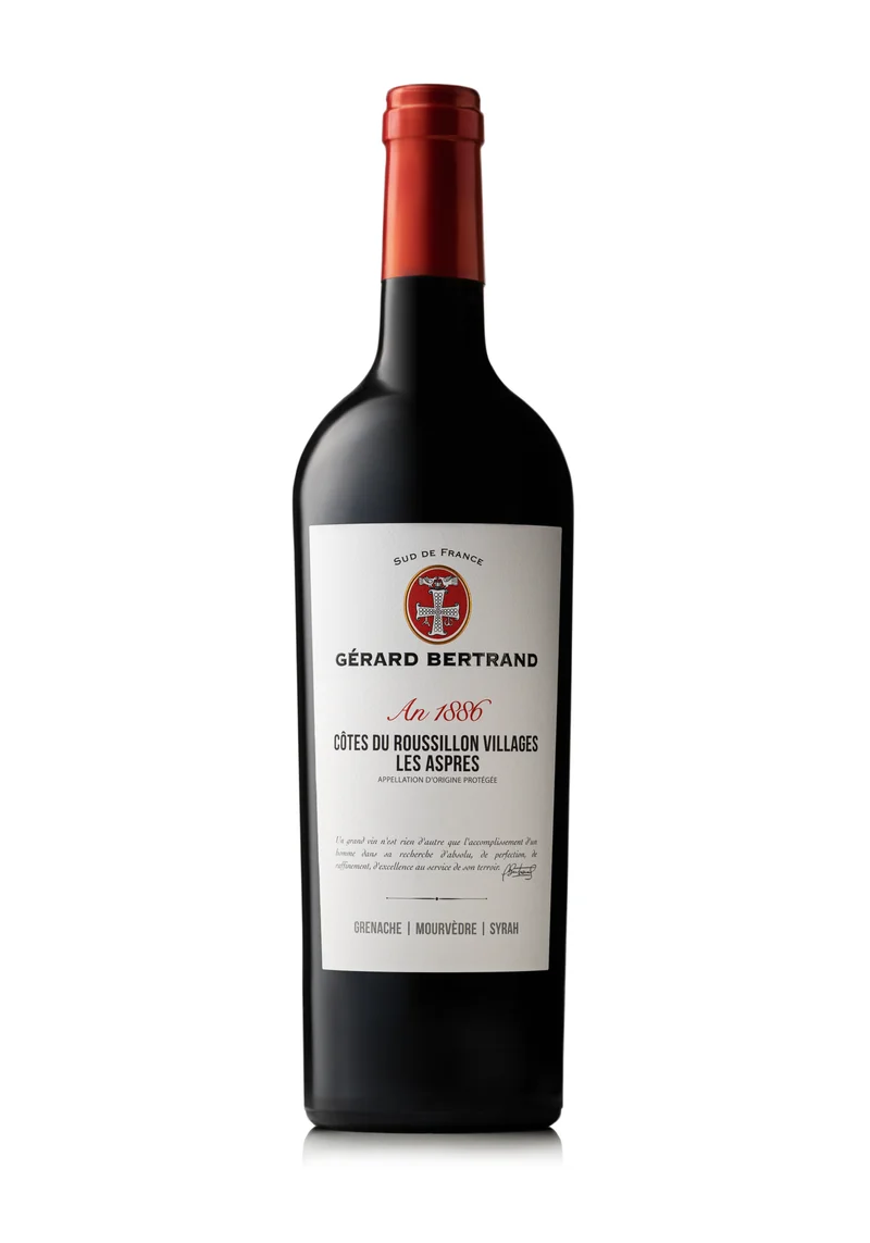 Héritage AOP Côtes du Roussillon Villages Les Aspres 2023 – Lot 6 Bouteilles 75cl vin rouge