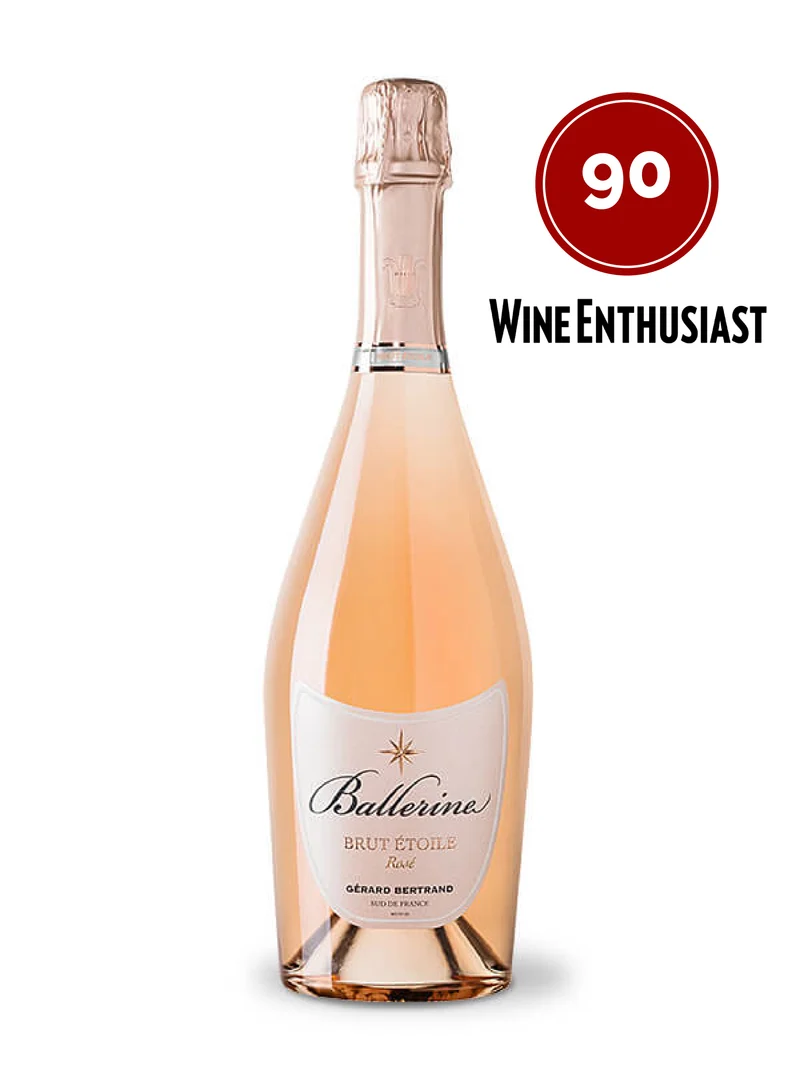 Ballerine Brut Étoilé Rosé AOP Crémant de Limoux – Non millésimé – Lot 6 Bouteilles 75cl