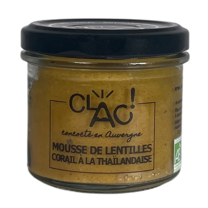Mousse de Lentilles Corail à la Thaïlandaise Bio | 100g