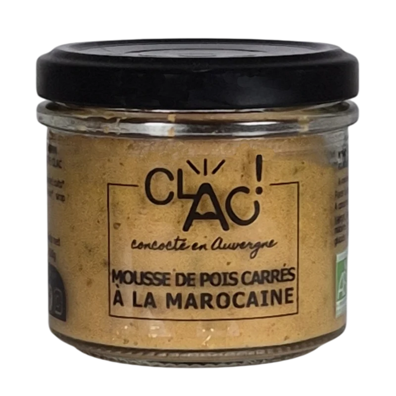 Mousse de Pois Carrés à la Marocaine Bio | 100g