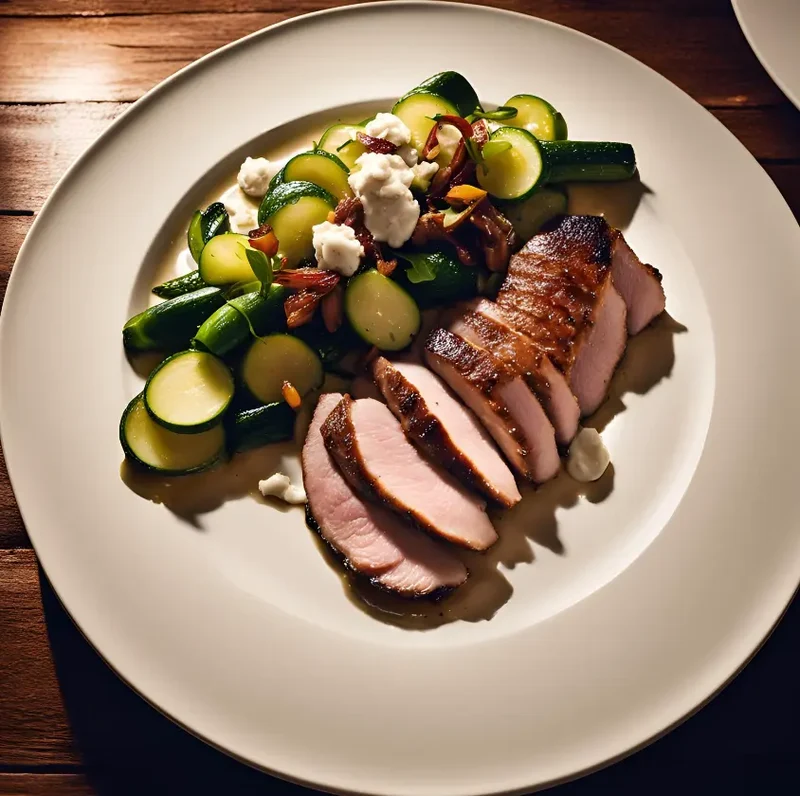 Box "Magret de Canard et Courgettes Sautées au Chèvre Frais 🦆" - Pour 4 personnes