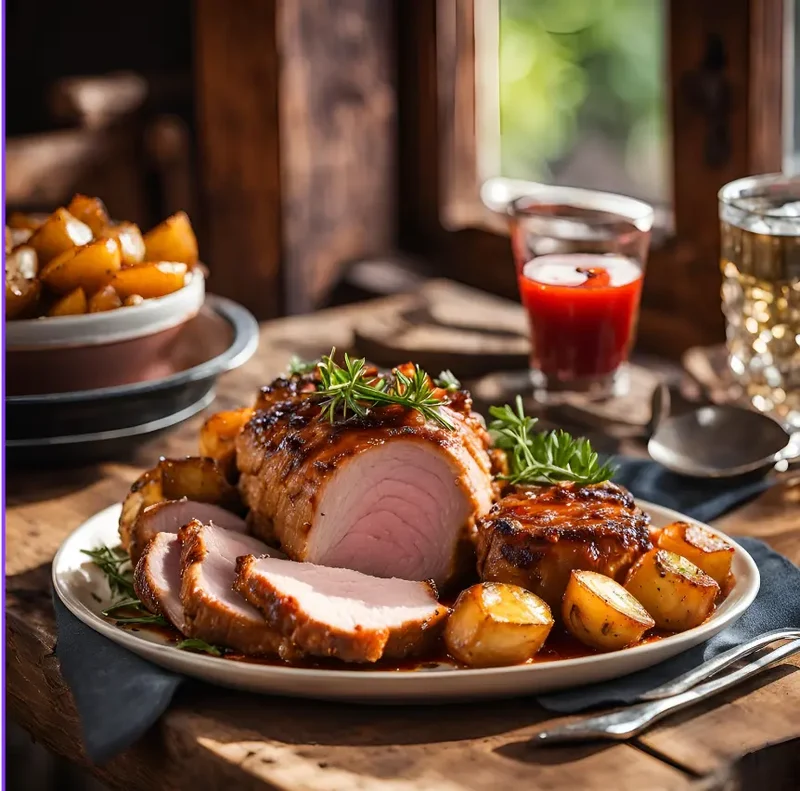 Box “Filet de Porc Rôti et Pommes de Terre Fondantes 🧂” - Pour 4 personnes