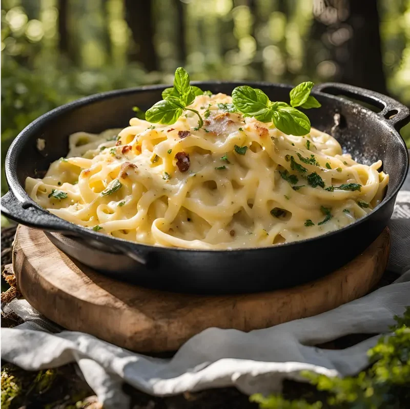 Box " Pâtes façon carbonara aux saveurs forestières 🍄‍🟫" - pour 4 personnes