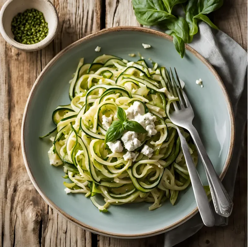 Box "Tagliatelle Courgette & Chèvre 🐐" - pour 4 personnes