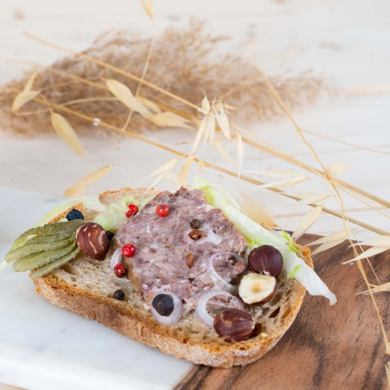 Terrine de Sanglier Sauvage 100% Français aux Noisettes | 100g