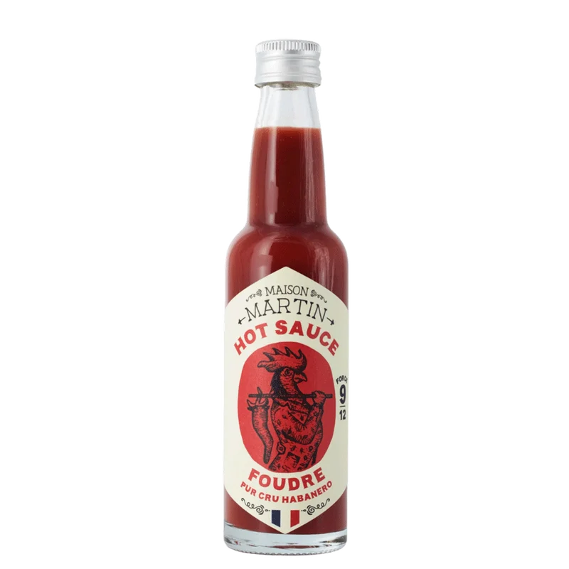 Sauce Martin Foudre Pur Cru Habanero | Force 9/12 | 100g