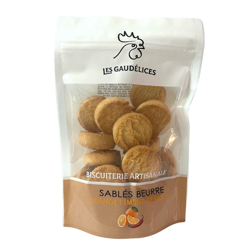 Les Sablés Beurre Orange Piment de Bresse | 180g