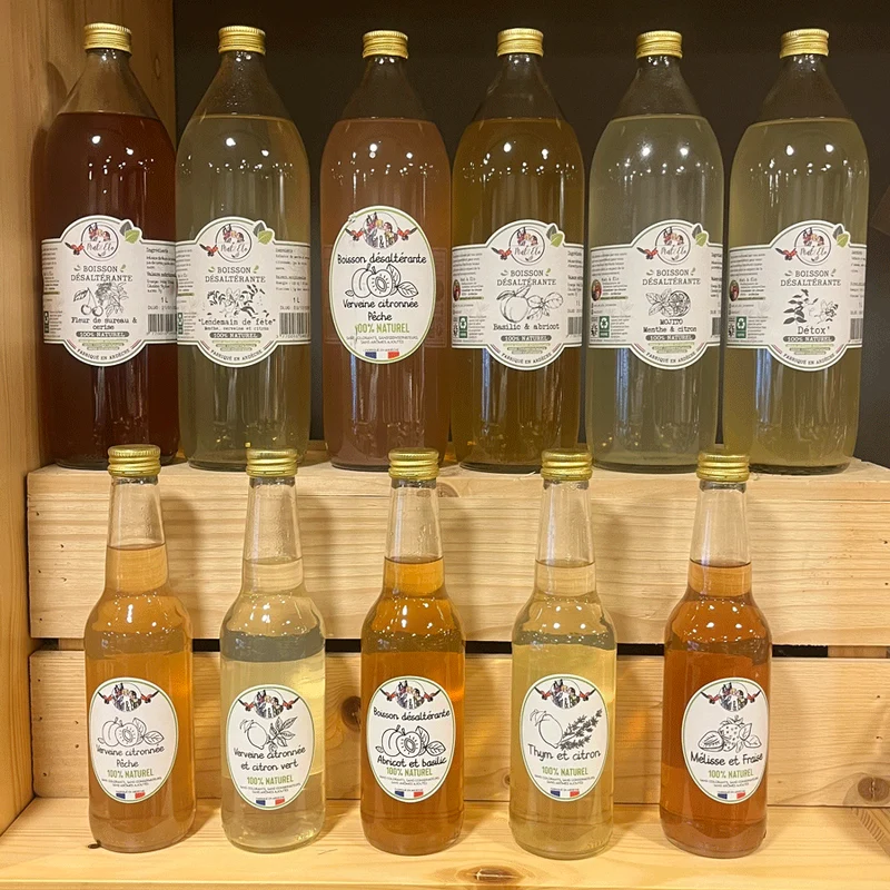 Infusion Glacée Basilic & Abricot | 1l