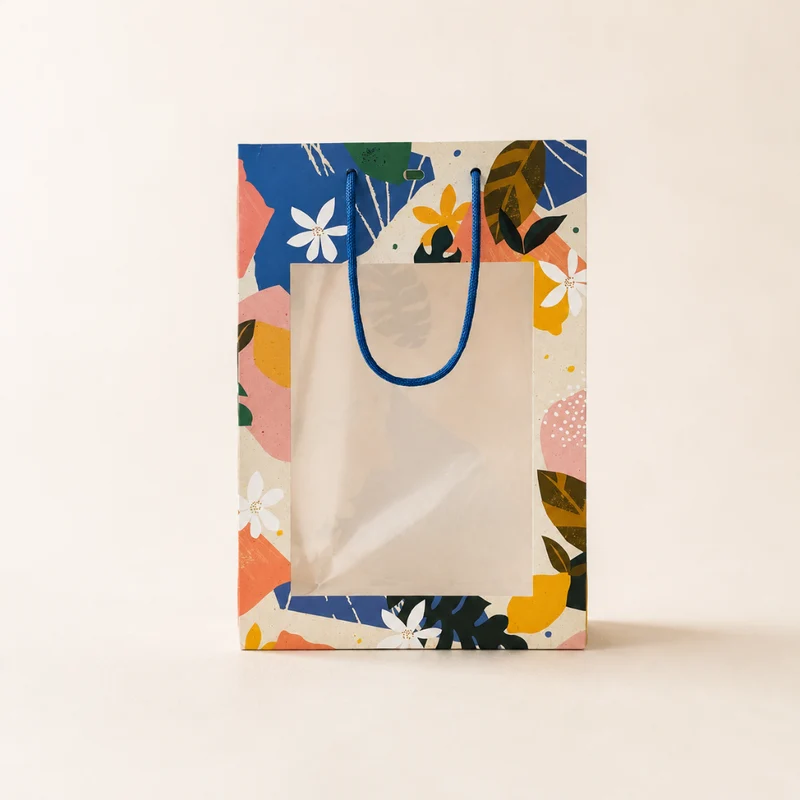 Sac Cadeau Vitré Citron