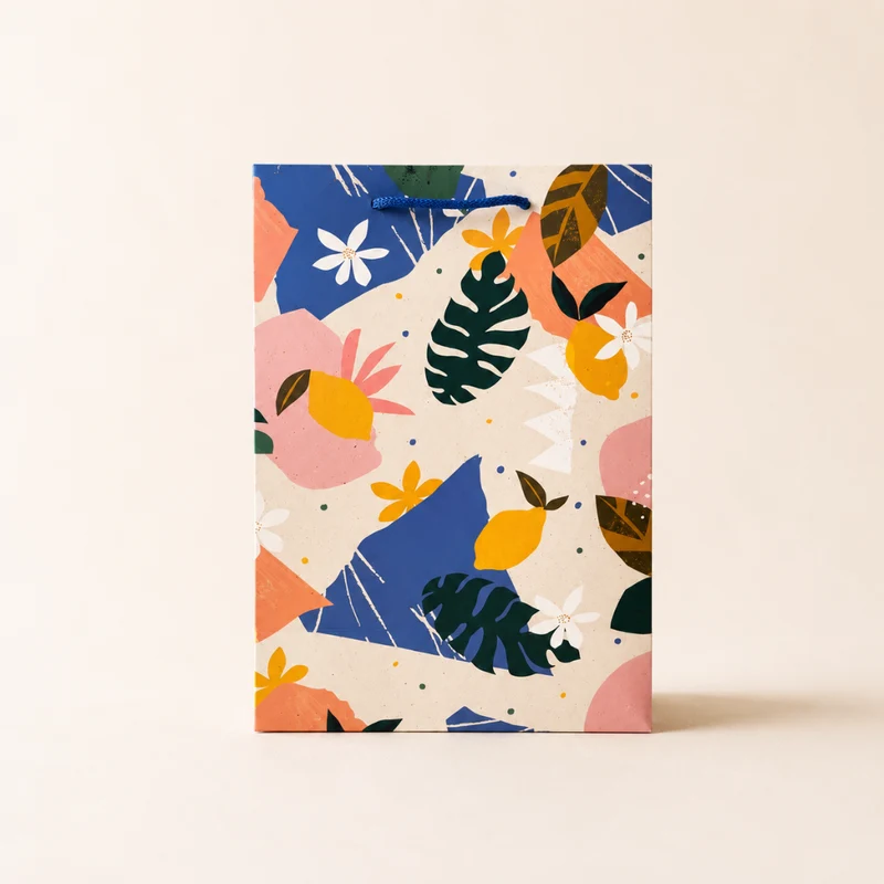 Sac Cadeau Vitré Citron