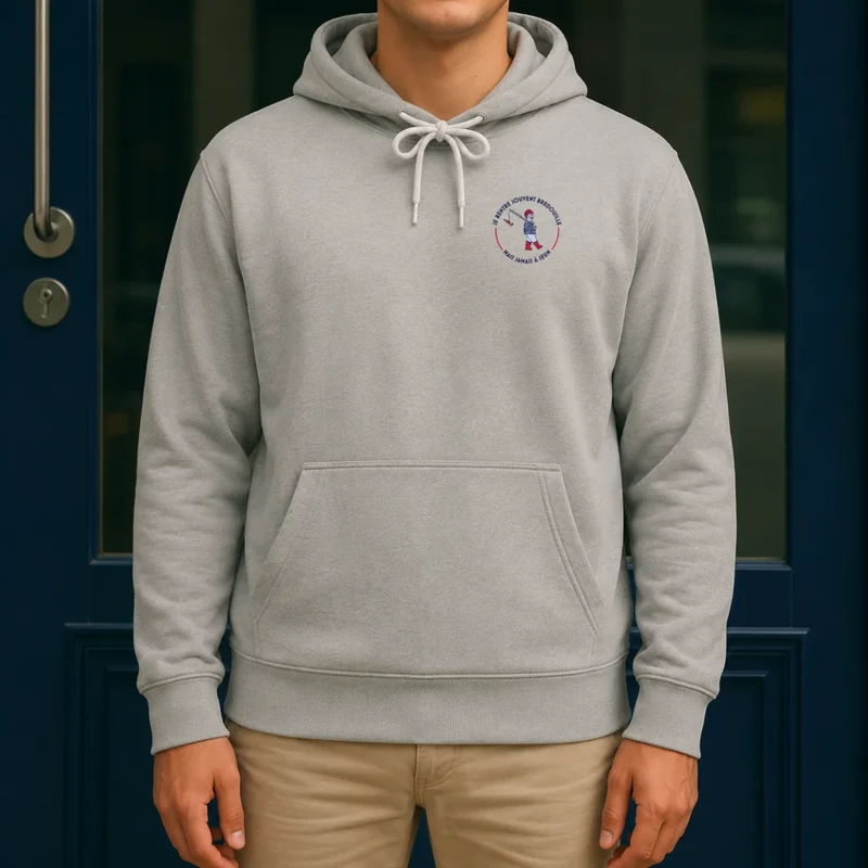 Sweat à capuche - Je rentre souvent bredouille, jamais à jeun