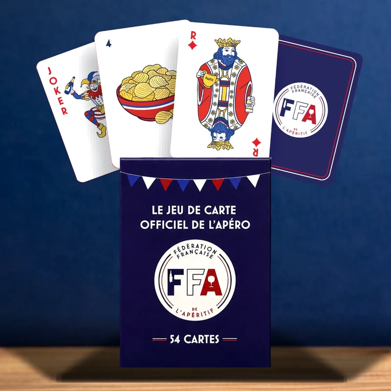 Jeu de 54 cartes FFA - Le jeu de carte officiel de l'Apéro