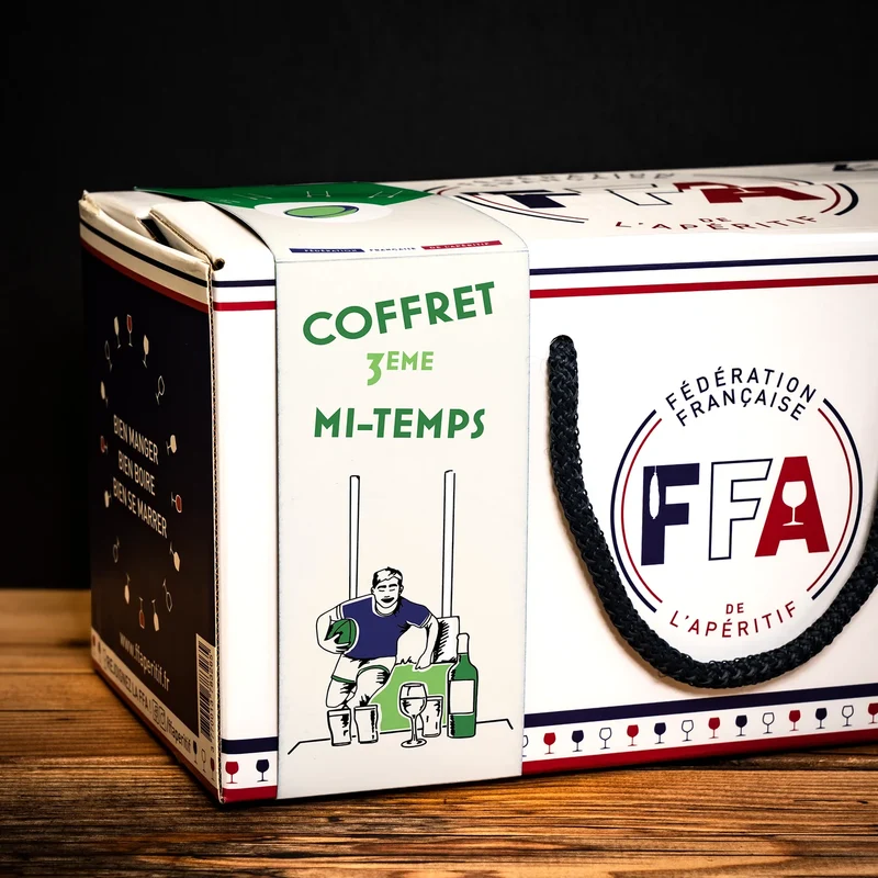 Coffret apéro 3e mi-temps pour les amateurs de rugby