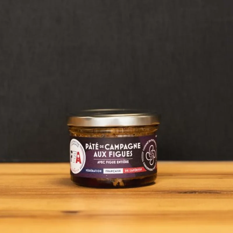 PATE DE CAMPAGNE AUX FIGUES avec figue entière 170G - FFA