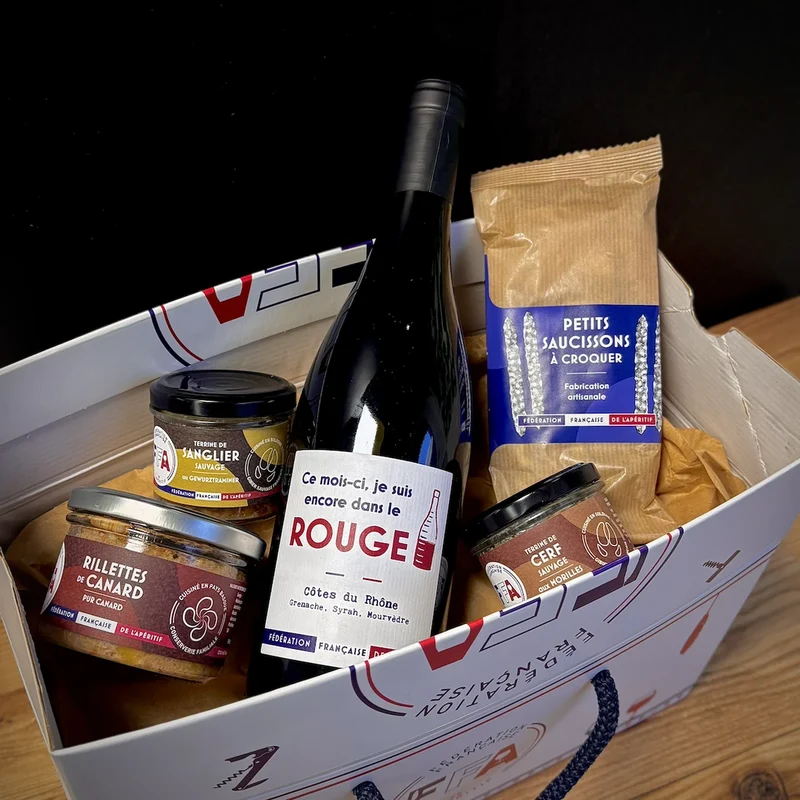Coffret apéro "Un bon chasseur voit un apéro, il tire"