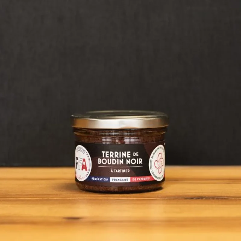 TERRINE DE BOUDIN NOIR à tartiner 160G - FFA