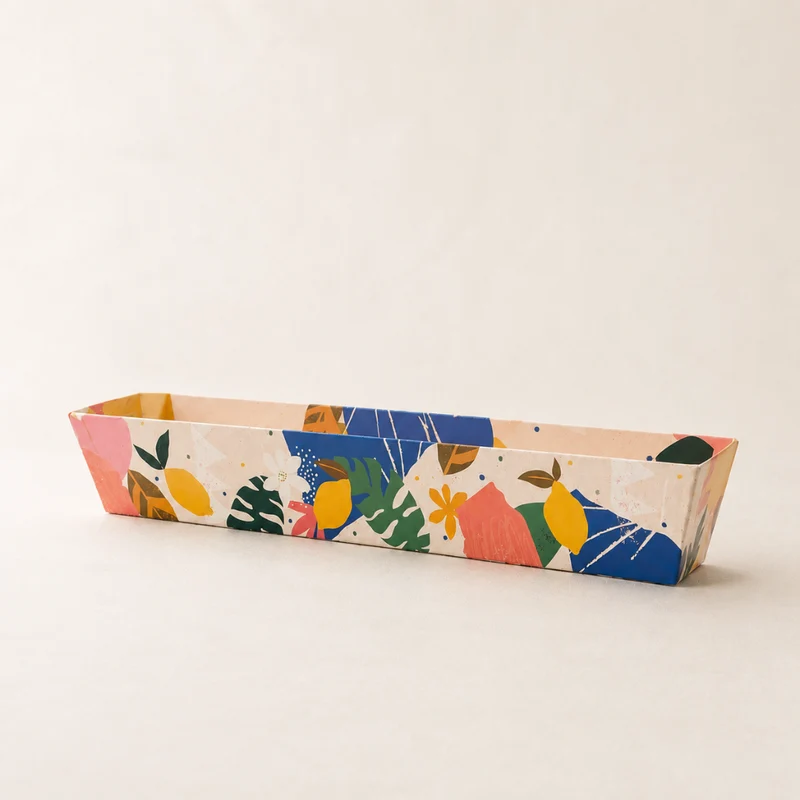 Coffret Cadeau Citron | Carton Rectangulaire Étroit
