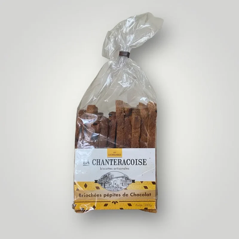 Biscottes gourmandes briochées chocolat - 300g