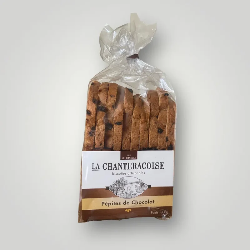 Biscottes gourmandes au chocolat - 300g