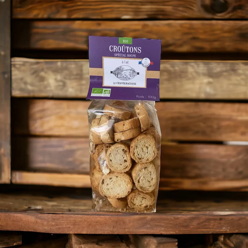 Croûtons BIO ail - 100g