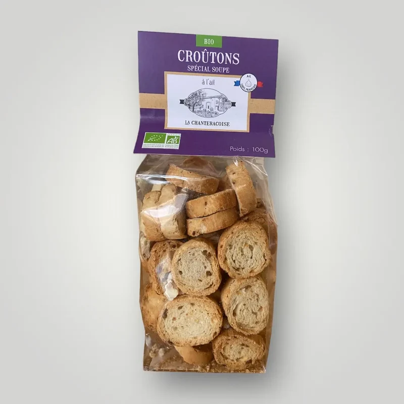 Croûtons BIO ail - 100g