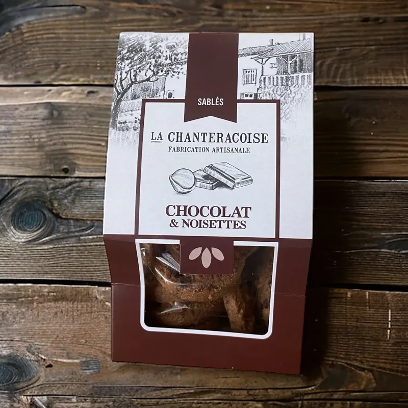 Sablés chocolat noisettes - 150g
