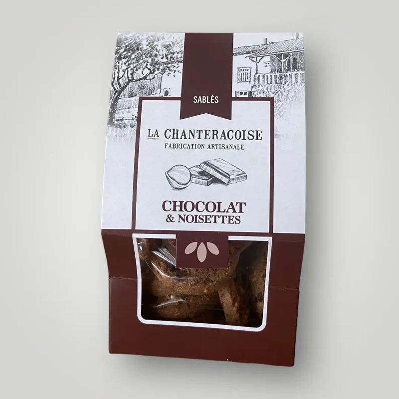 Sablés chocolat noisettes - 150g