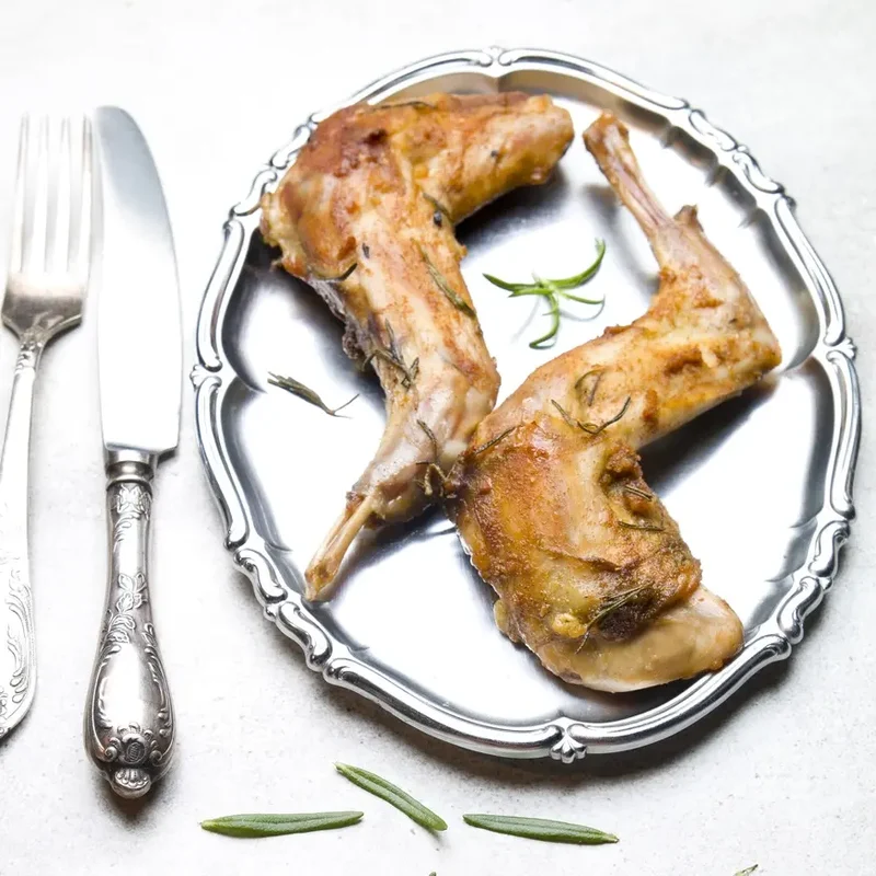 2 Cuisses de lapin sous-vide - environ 460g