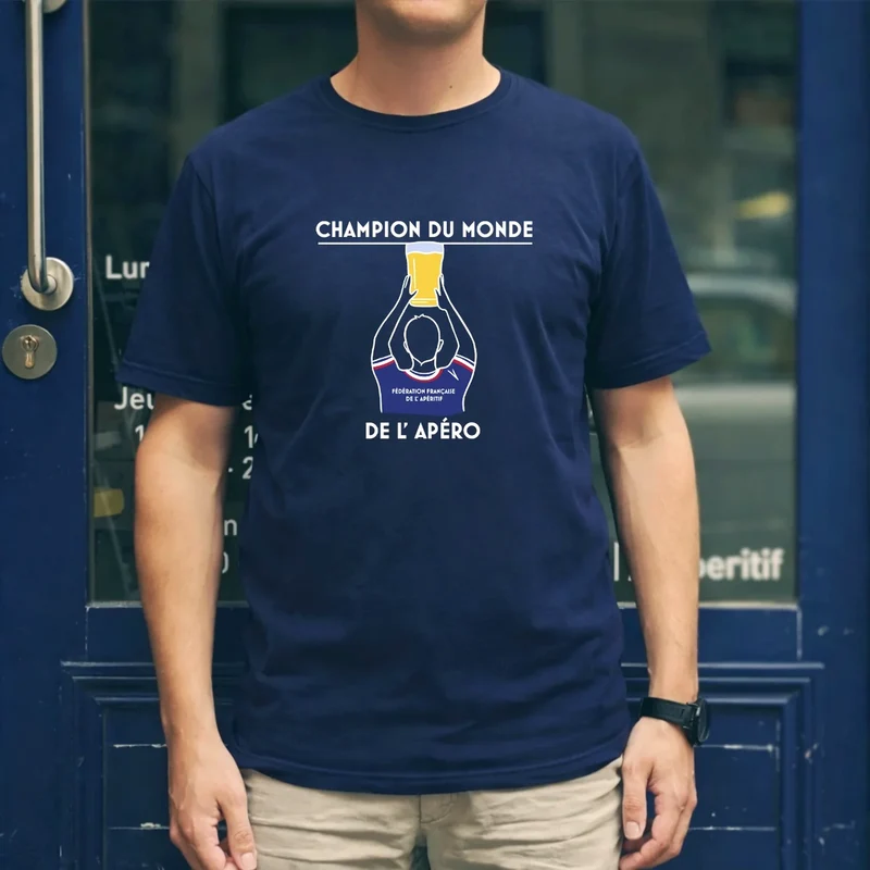 T-Shirt - Champion du monde de l'Apéro