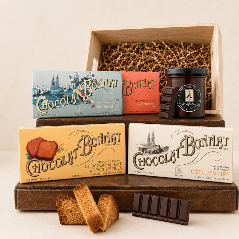 Coffret Chocolat Noir et Lait