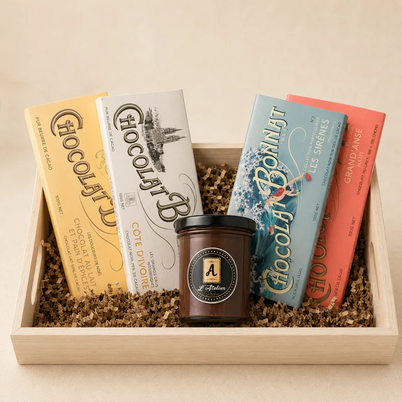 Coffret Chocolat Noir et Lait