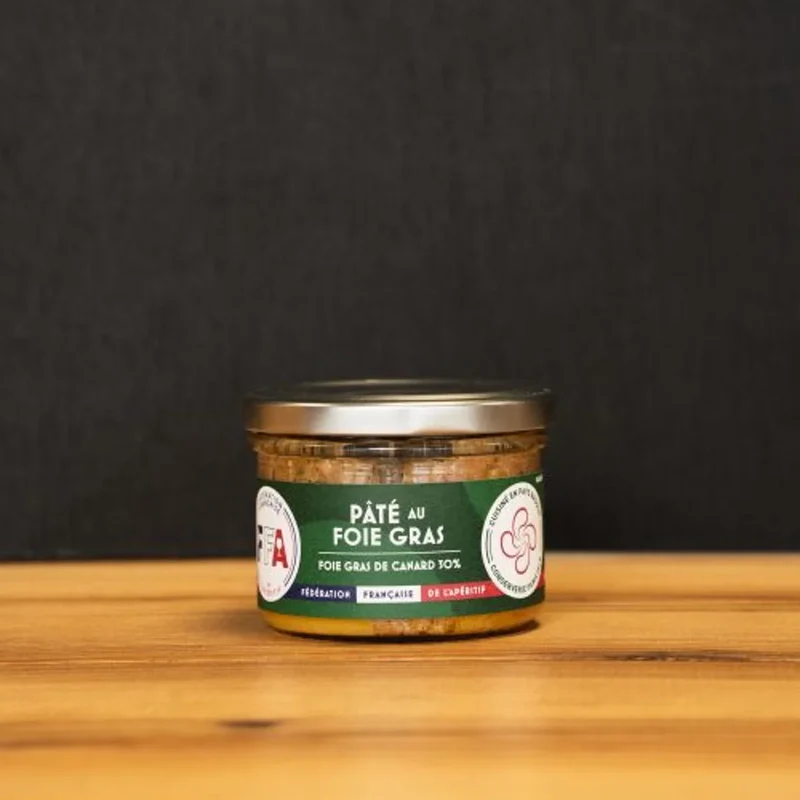 PÂTÉ AU FOIE GRAS, foie gras 30% 160G - FFA