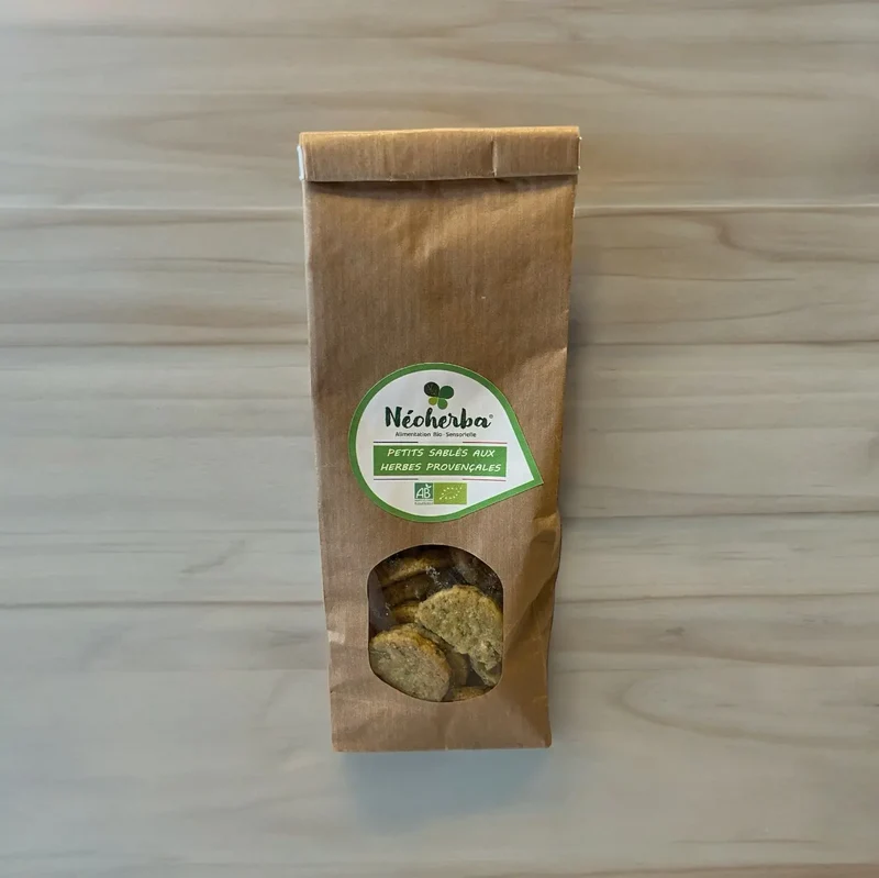 Petits sablés apéritifs aux herbes provençales - 90g