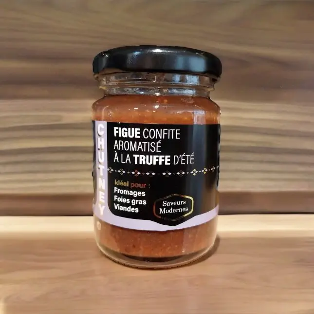 Chutney Figue aromatisé à la Truffe - 100g
