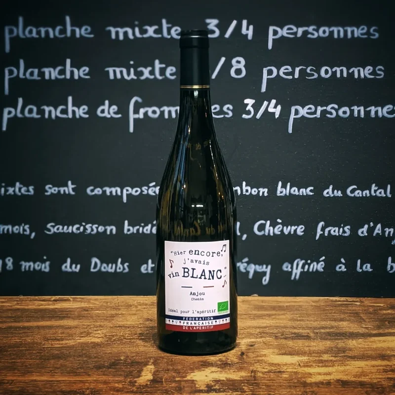 HIER ENCORE… J’AVAIS VIN BLANC – Anjou bio 100 % Chenin – cuvée FFA