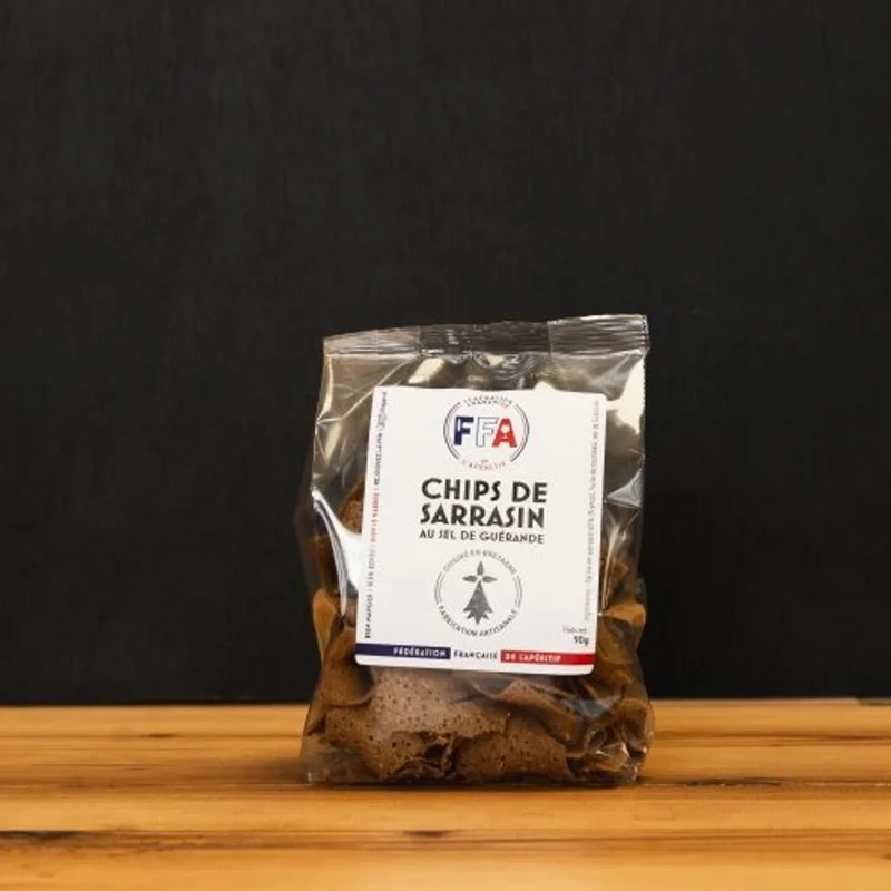CHIPS DE SARRASIN au sel de Guérande 90g – FFA