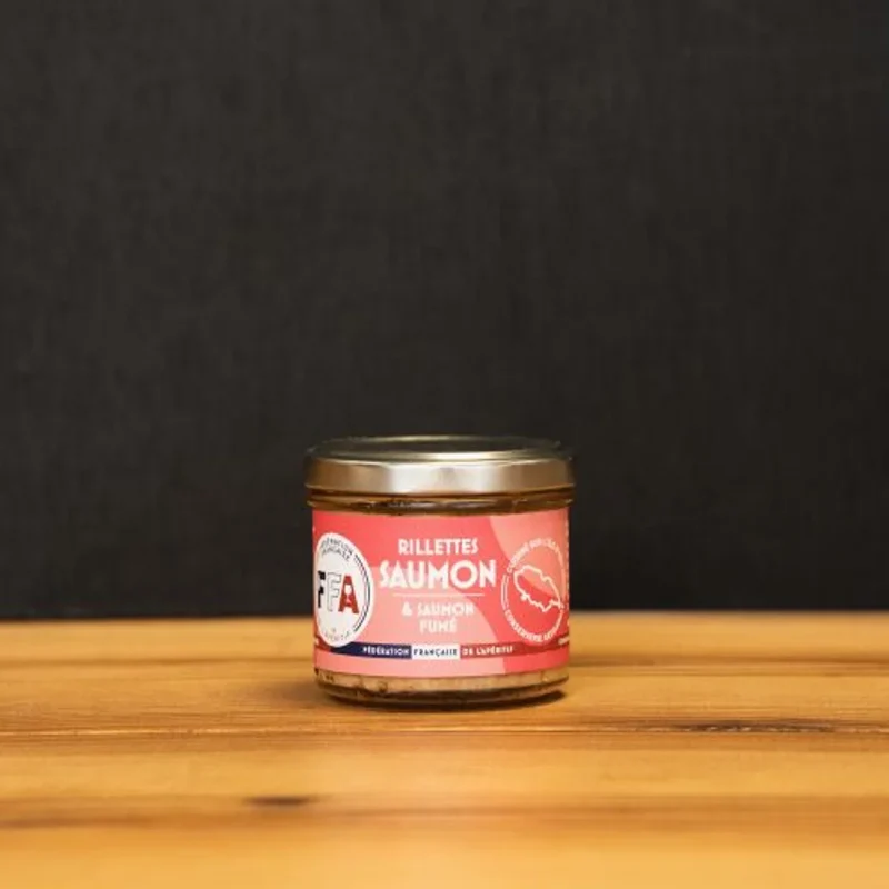 RILLETTES DE SAUMON & SAUMON FUMÉ 90G - FFA