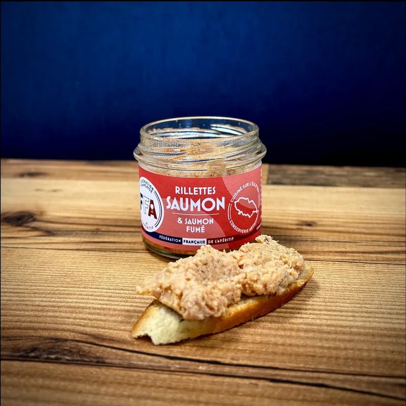RILLETTES DE SAUMON & SAUMON FUMÉ 90G - FFA