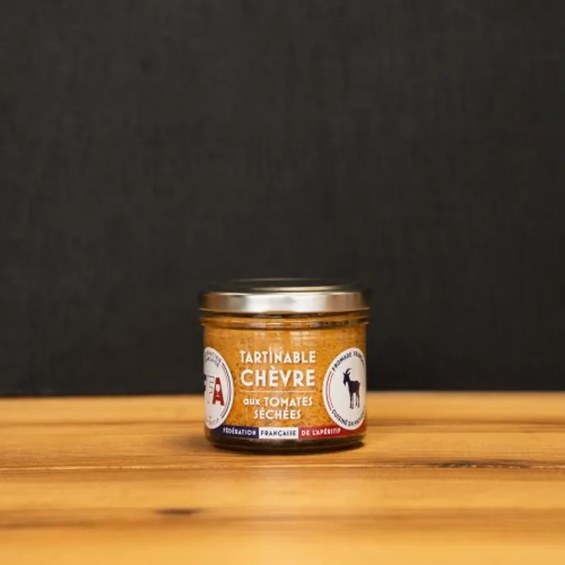 TARTINABLE DE FROMAGE DE CHEVRE aux tomates séchées 90g - FFA