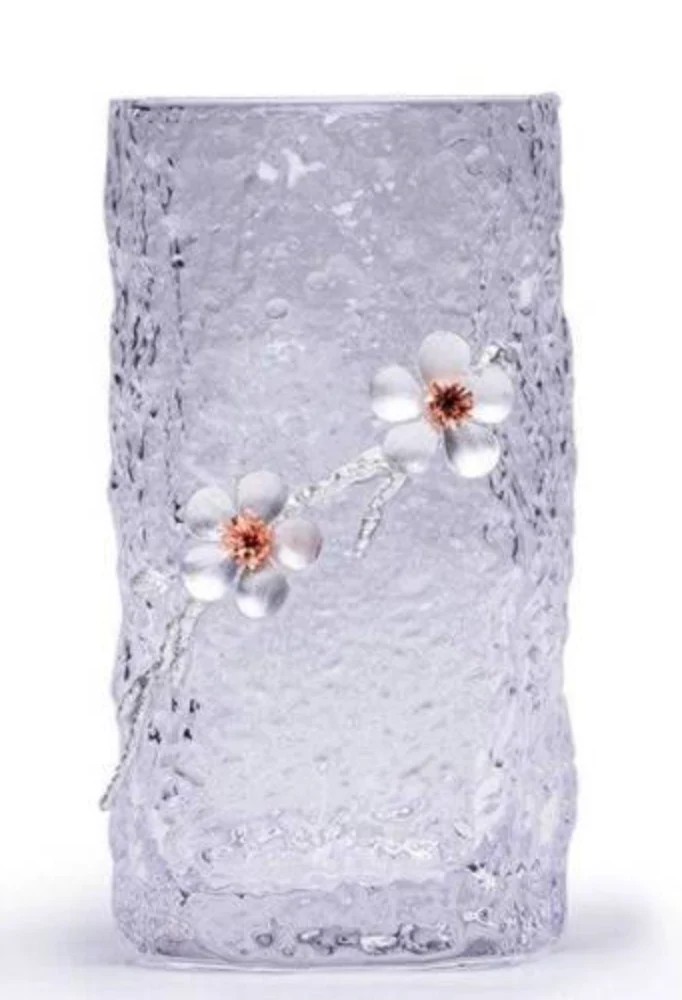 Verre à whisky floral japonais