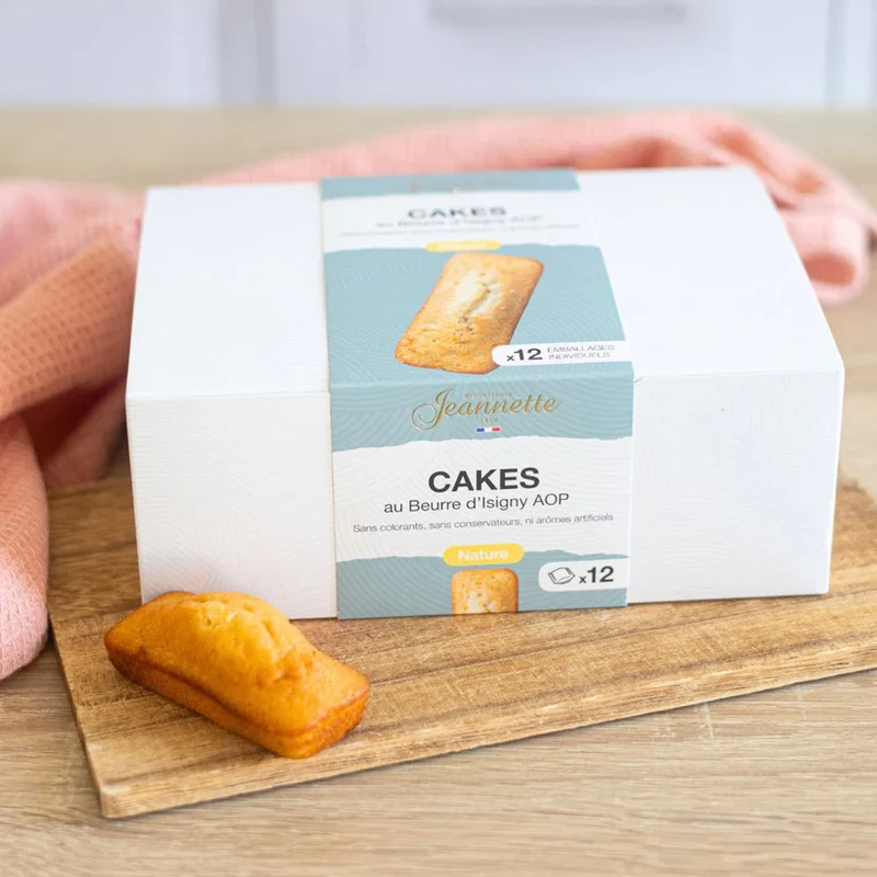 Boîte de 12 Cakes Nature | 300g
