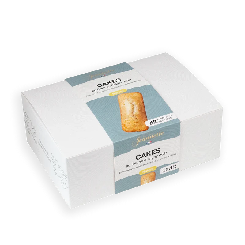 Boîte de 12 Cakes Nature | 300g
