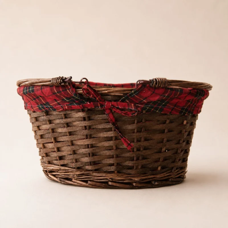 Grand Panier Cadeau Osier