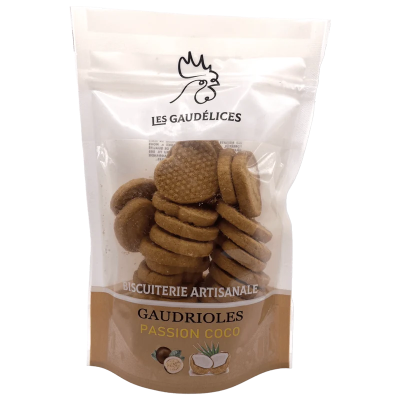 Biscuits Gaudrioles Passion Coco | 180g